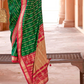 Radiant Super Polyester Viscose Silk Saree with Traditional Patola Design - LaVante Fashion