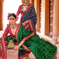 Radiant Super Polyester Viscose Silk Saree with Traditional Patola Design - LaVante Fashion