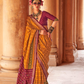 Super Poly Viscose Silk Saree with Traditional Patola Design - LaVante Fashion
