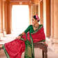 Radiant Super Polyester Viscose Silk Saree with Traditional Patola Design - LaVante Fashion