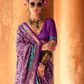 Super Poly Viscose Silk Saree with Traditional Patola Design - LaVante Fashion