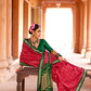 Radiant Super Polyester Viscose Silk Saree with Traditional Patola Design - LaVante Fashion