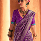 Super Poly Viscose Silk Saree with Traditional Patola Design - LaVante Fashion