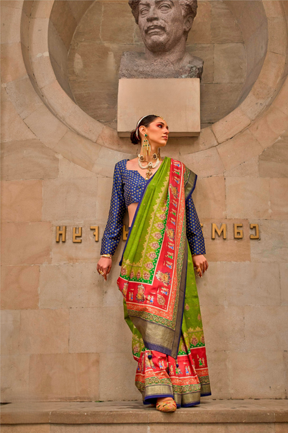 Elegant Shine Super Poly Viscose Silk Saree with Apoxy Finish - LaVante Fashion