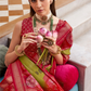 Classic Patola Motif Silk Saree for Festive Occasions
