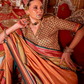 Super V.B. Silk Saree with Elite Gold Finish - LaVante Fashion