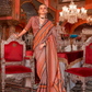 Super V.B. Silk Saree with Elite Gold Finish - LaVante Fashion