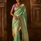 Royal Charm Pure Viscose Dola Silk Banarasi Saree with Designer Elegance