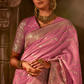 Royal Charm Pure Viscose Dola Silk Banarasi Saree with Designer Elegance