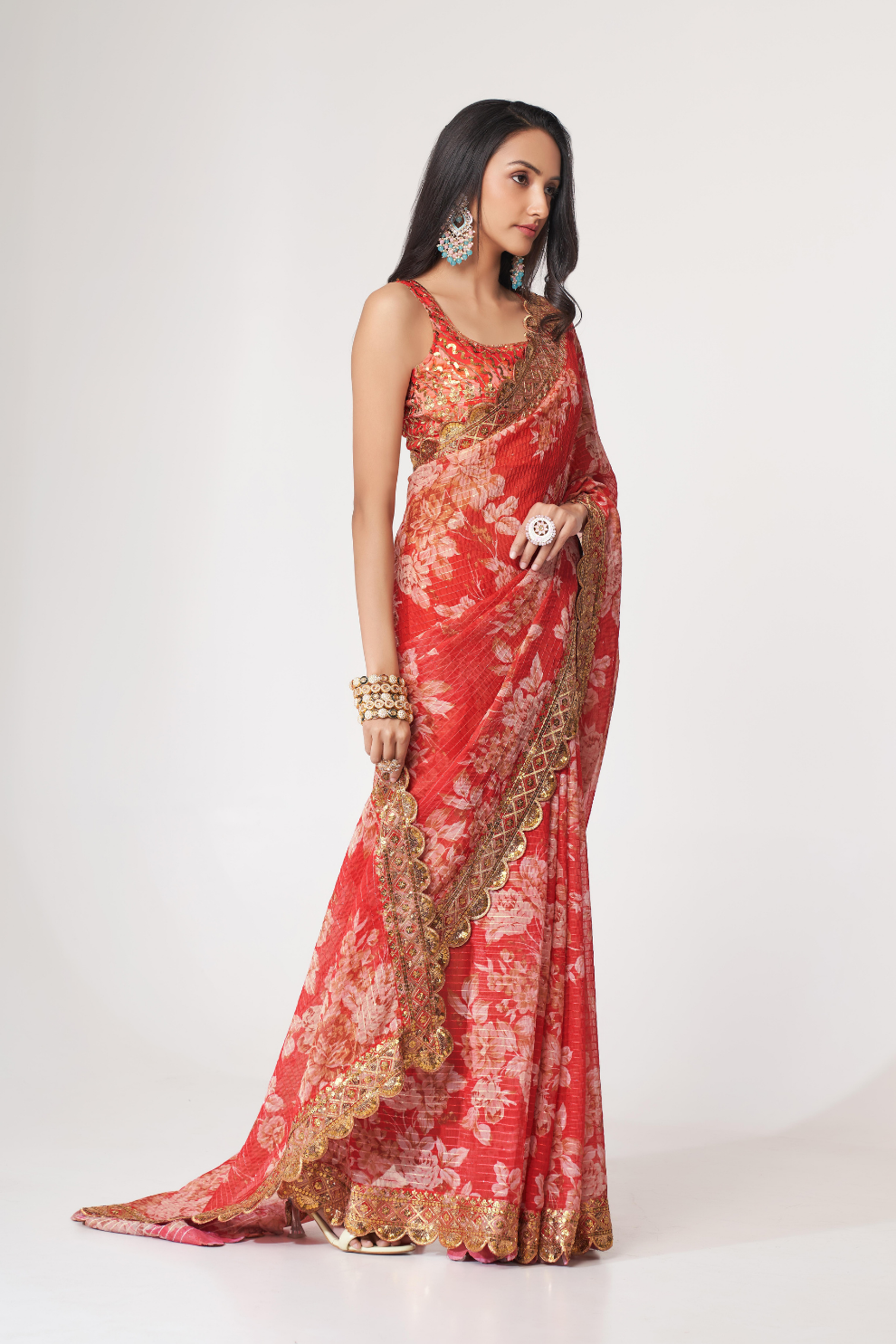 Starlit Softness Lightweight Organza with Statement Appeal
