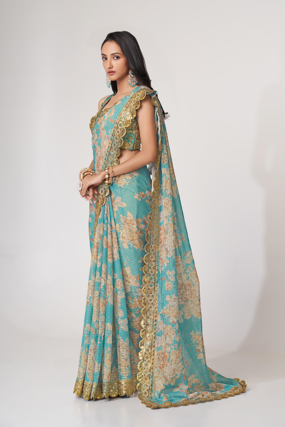 Starlit Softness Lightweight Organza with Statement Appeal