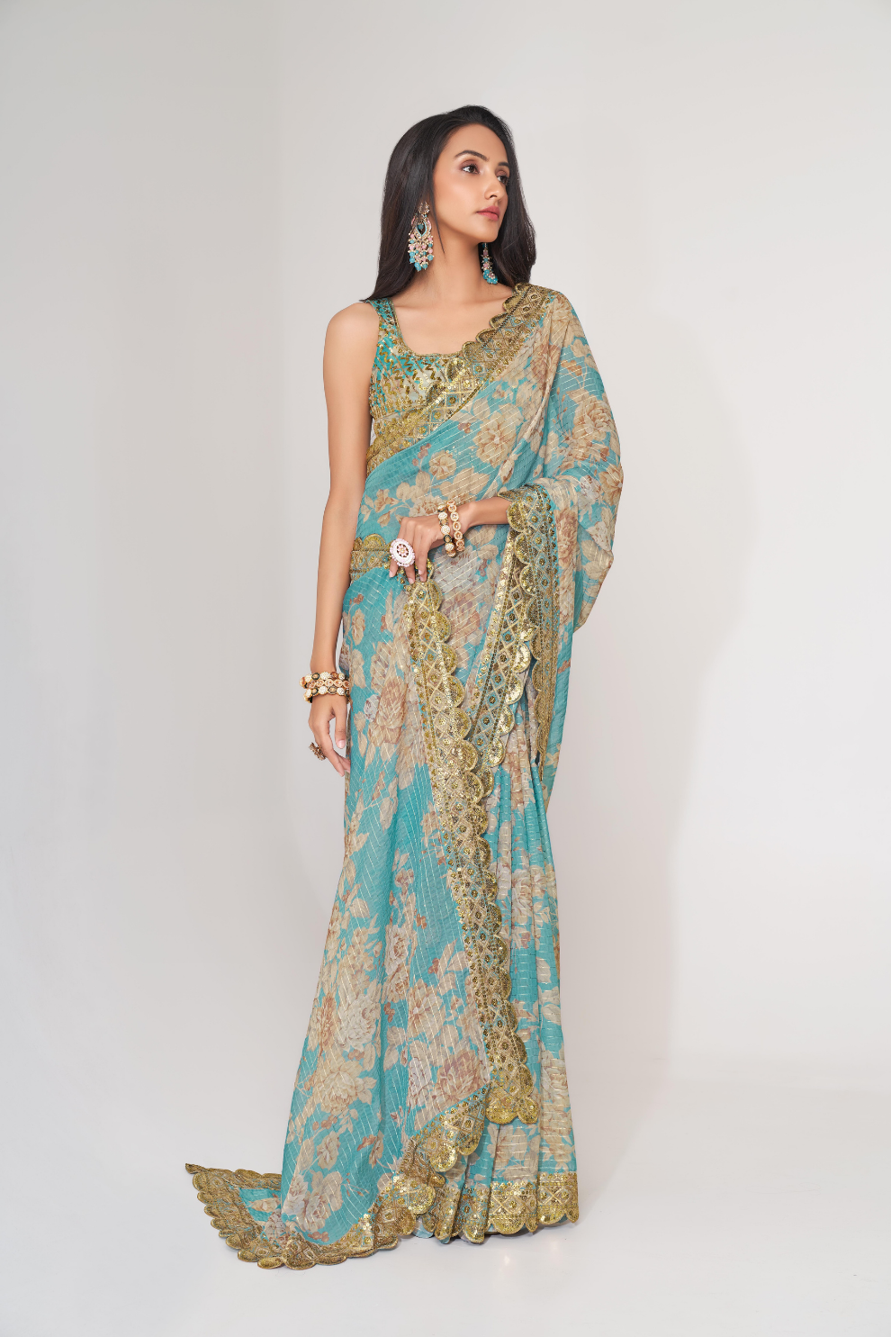 Starlit Softness Lightweight Organza with Statement Appeal