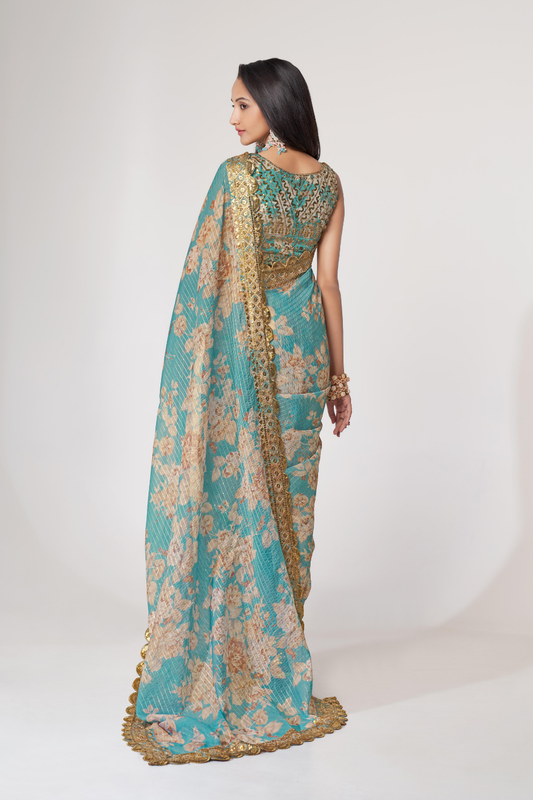 Starlit Softness Lightweight Organza with Statement Appeal