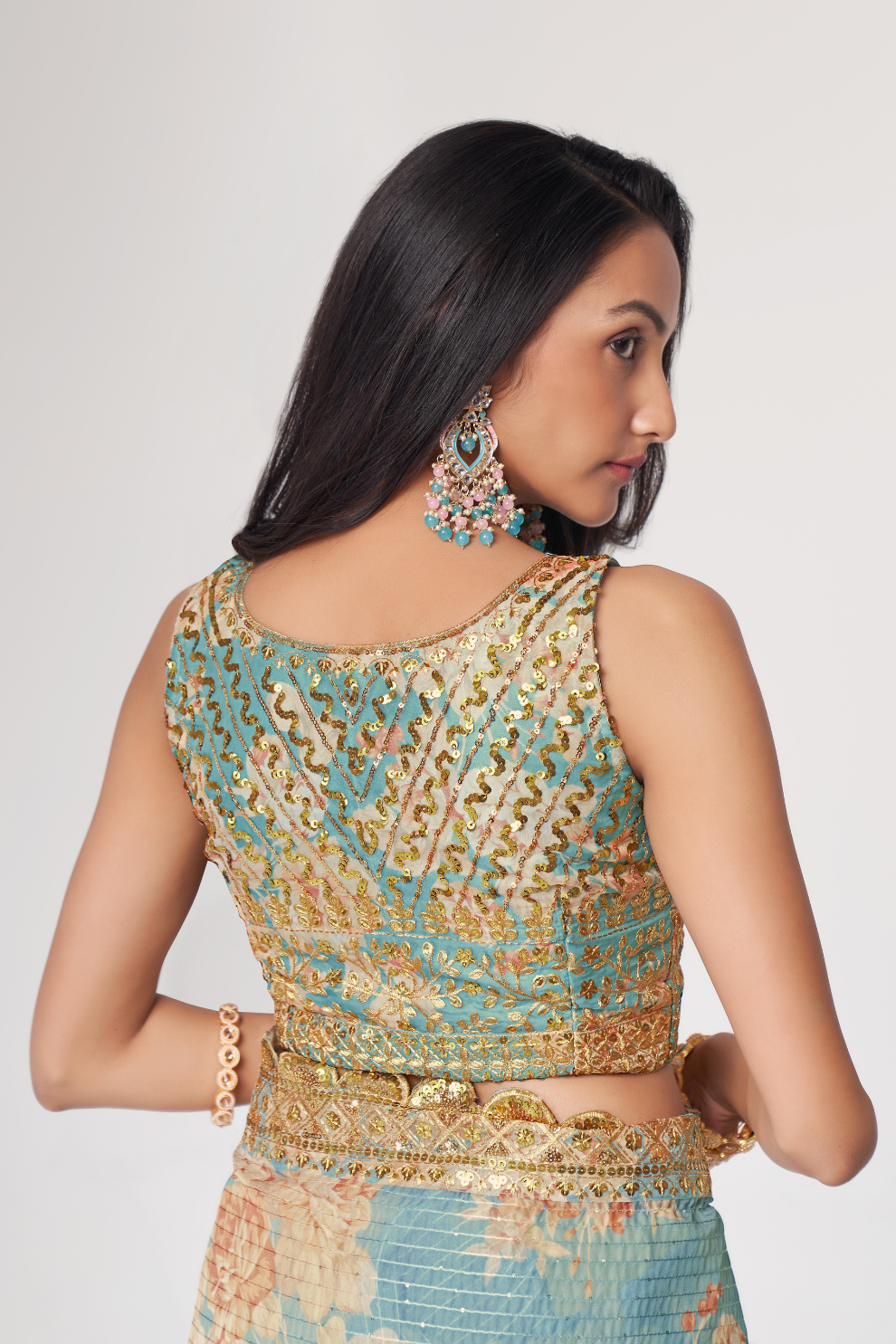 Starlit Softness Lightweight Organza with Statement Appeal