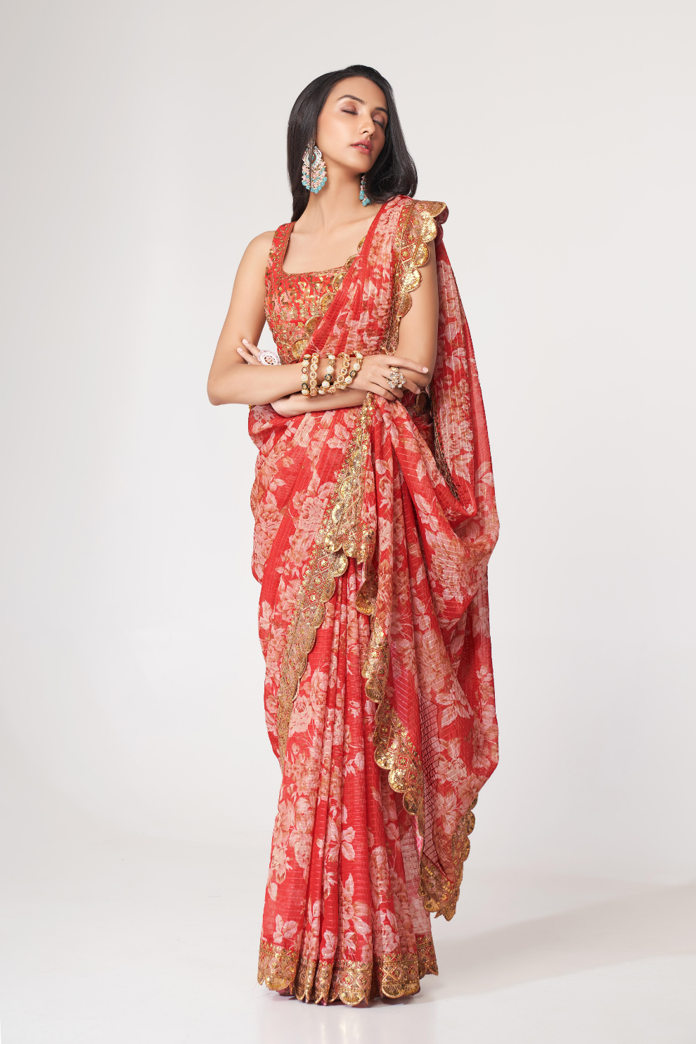 Starlit Softness Lightweight Organza with Statement Appeal