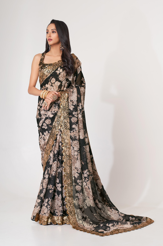 Starlit Softness Lightweight Organza with Statement Appeal