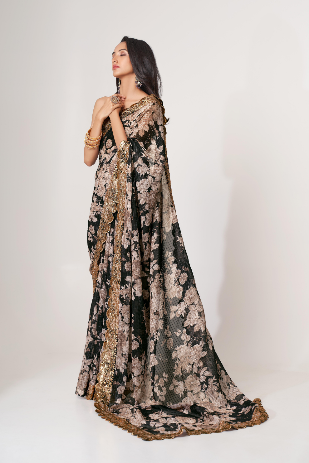 Starlit Softness Lightweight Organza with Statement Appeal