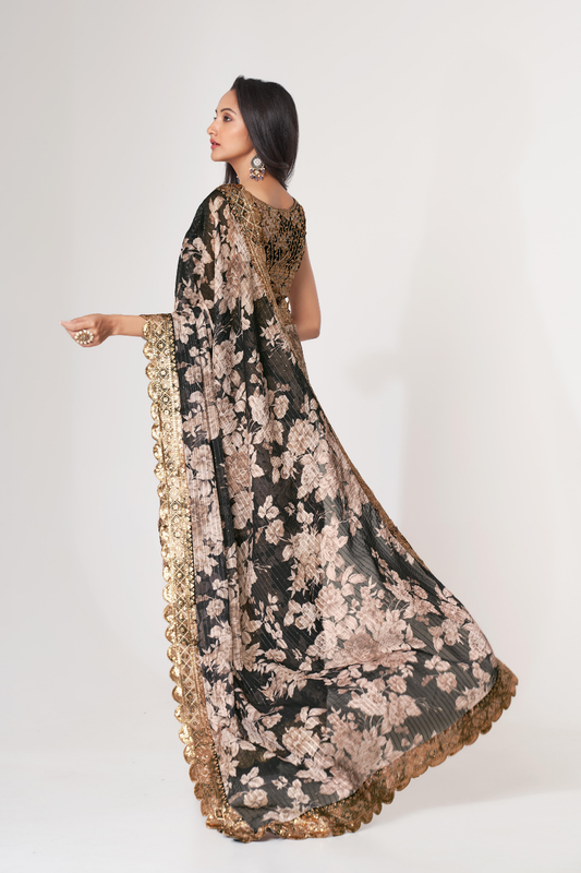 Starlit Softness Lightweight Organza with Statement Appeal