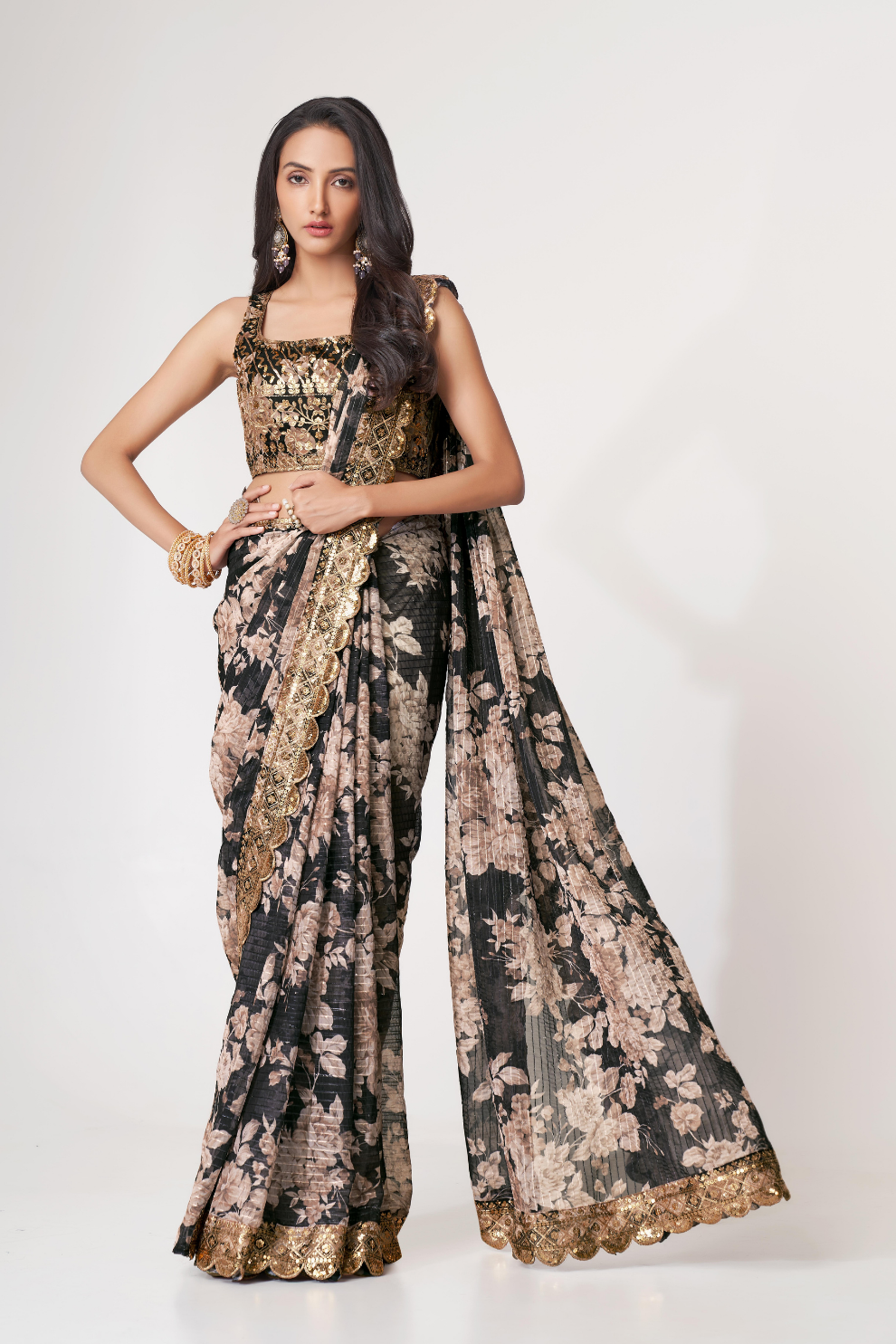 Starlit Softness Lightweight Organza with Statement Appeal