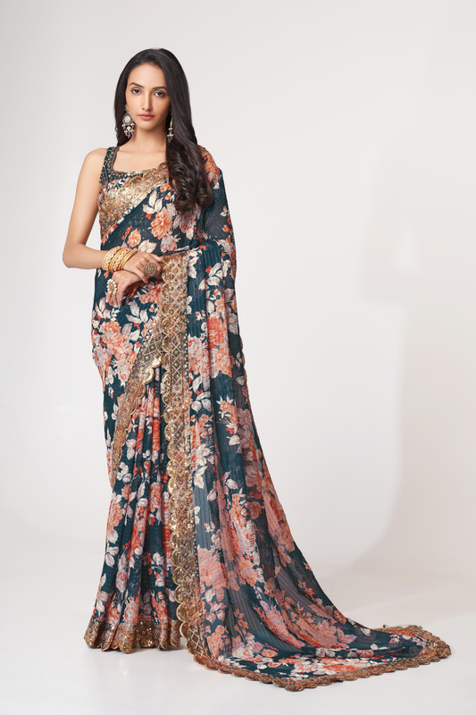 Starlit Softness Lightweight Organza with Statement Appeal