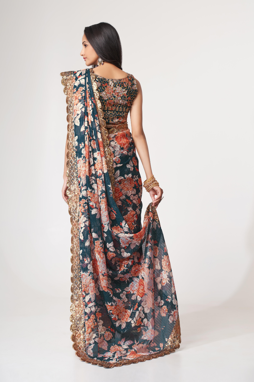 Starlit Softness Lightweight Organza with Statement Appeal