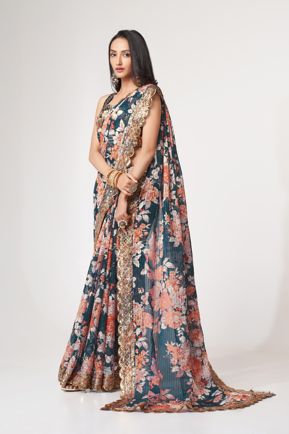 Starlit Softness Lightweight Organza with Statement Appeal