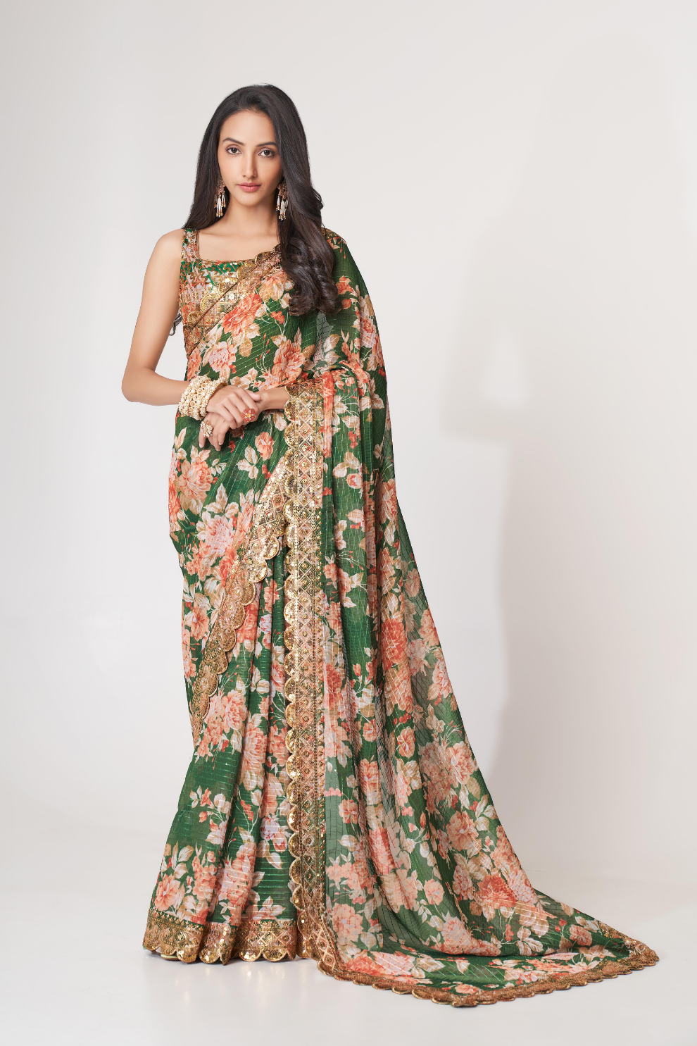Starlit Softness Lightweight Organza with Statement Appeal