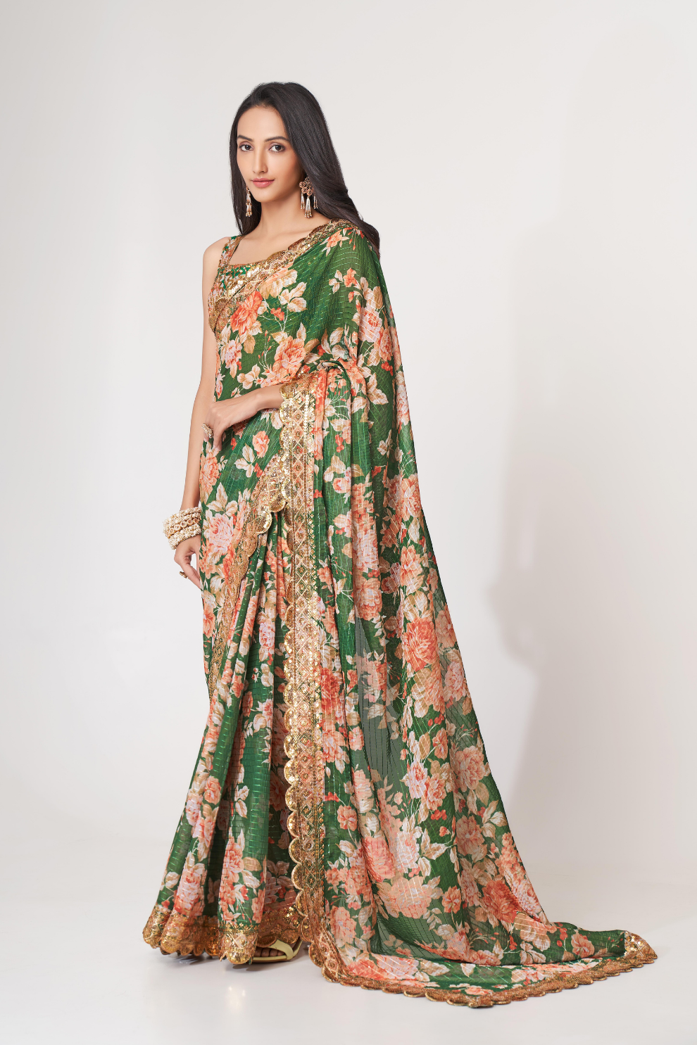 Starlit Softness Lightweight Organza with Statement Appeal