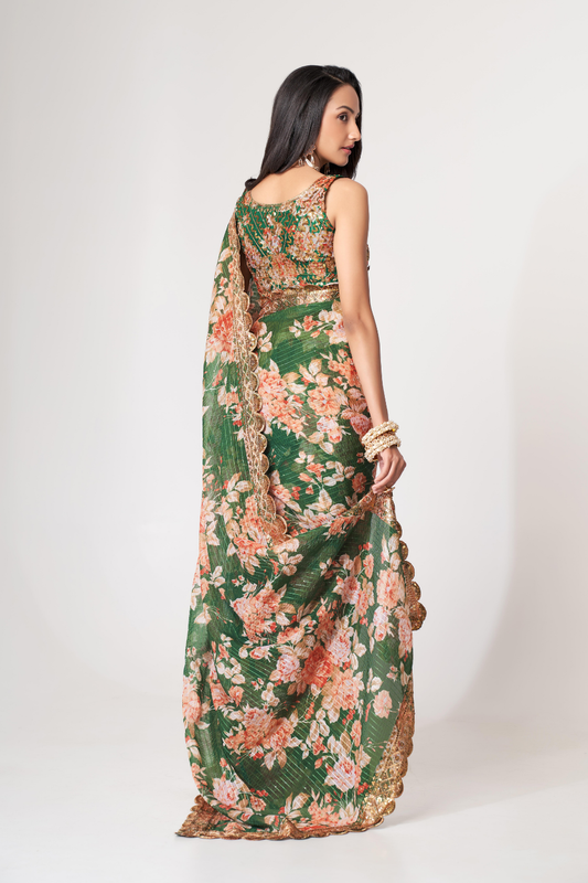 Starlit Softness Lightweight Organza with Statement Appeal