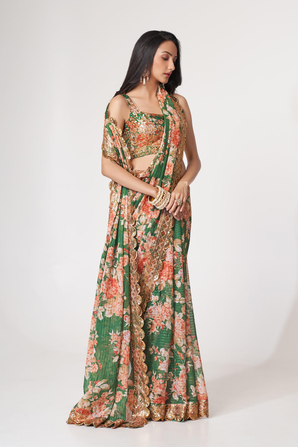 Starlit Softness Lightweight Organza with Statement Appeal