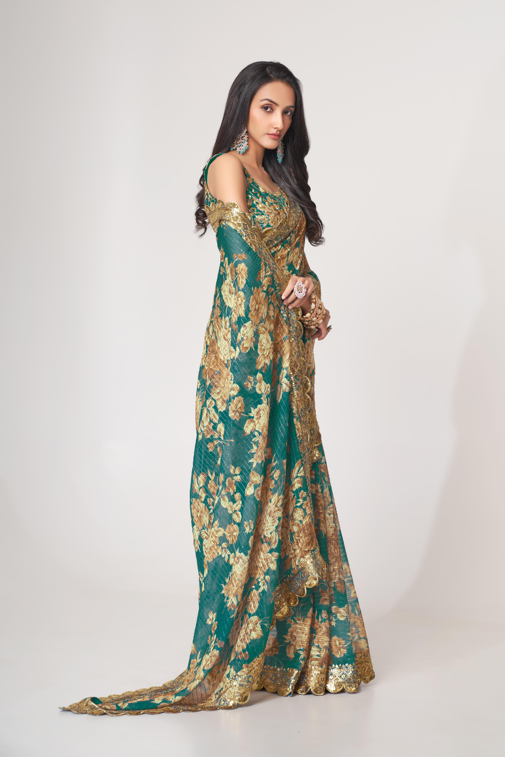 Starlit Softness Lightweight Organza with Statement Appeal
