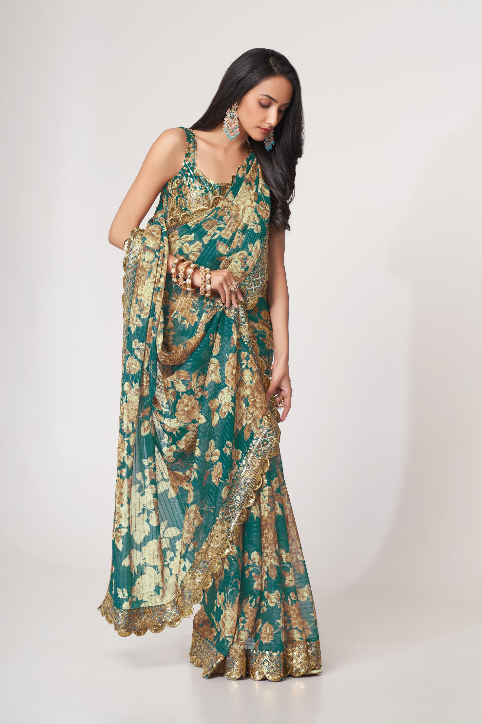 Starlit Softness Lightweight Organza with Statement Appeal