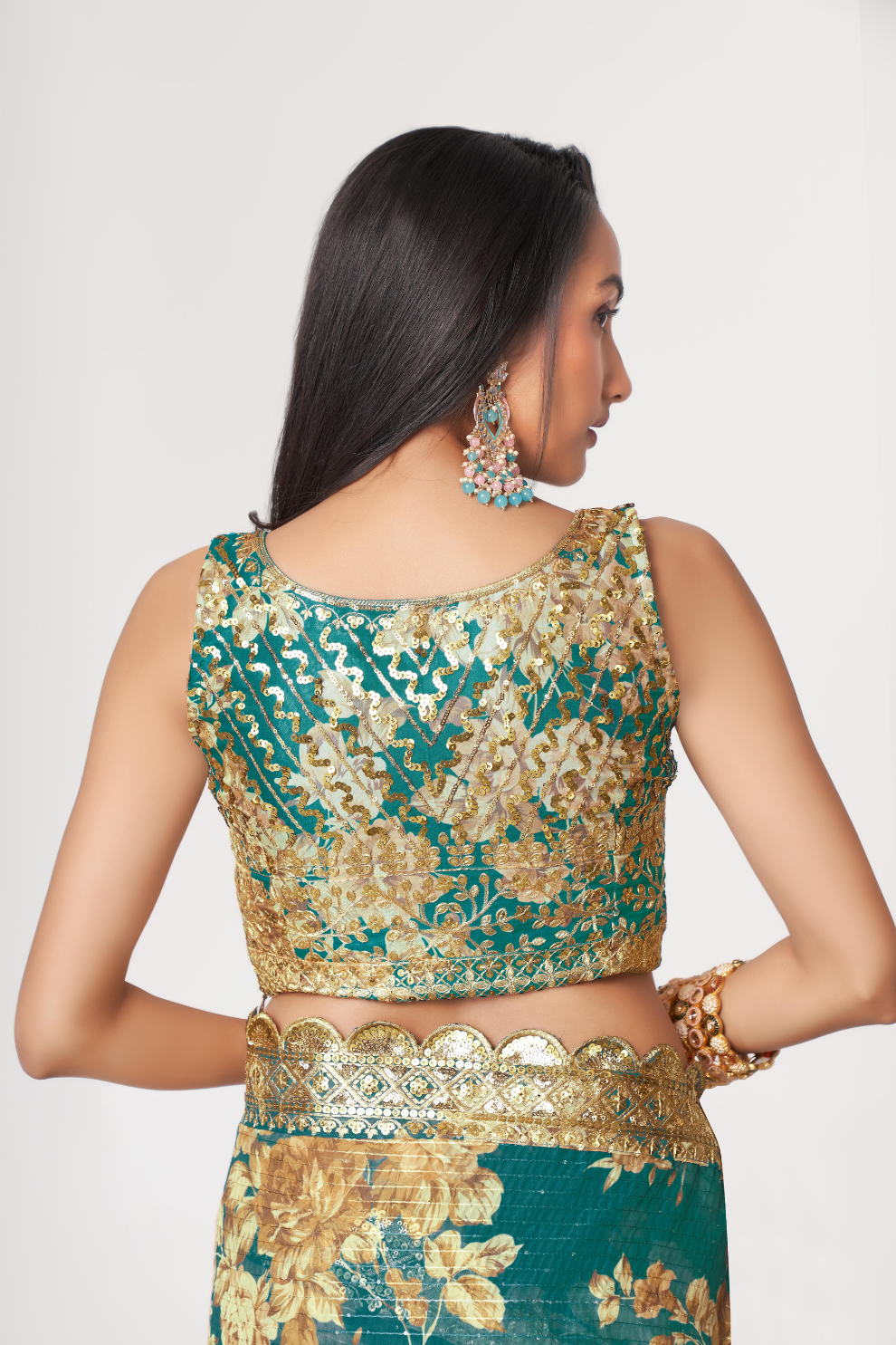 Starlit Softness Lightweight Organza with Statement Appeal