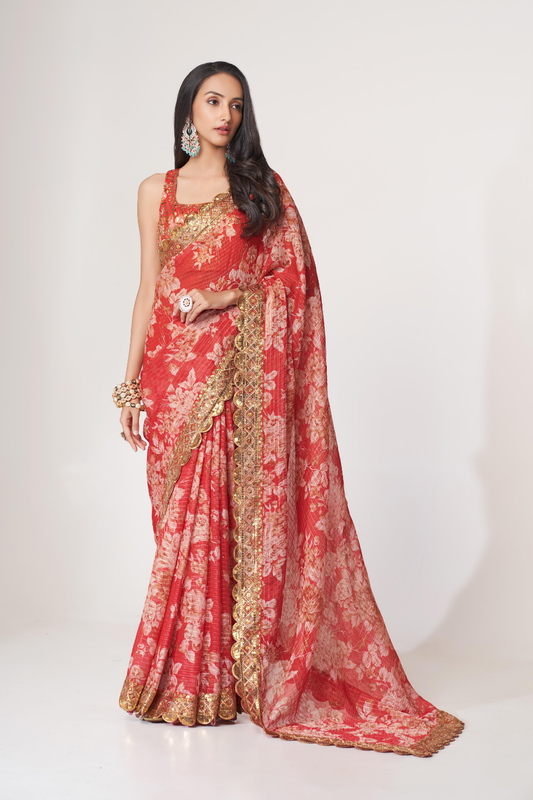 Starlit Softness Lightweight Organza with Statement Appeal