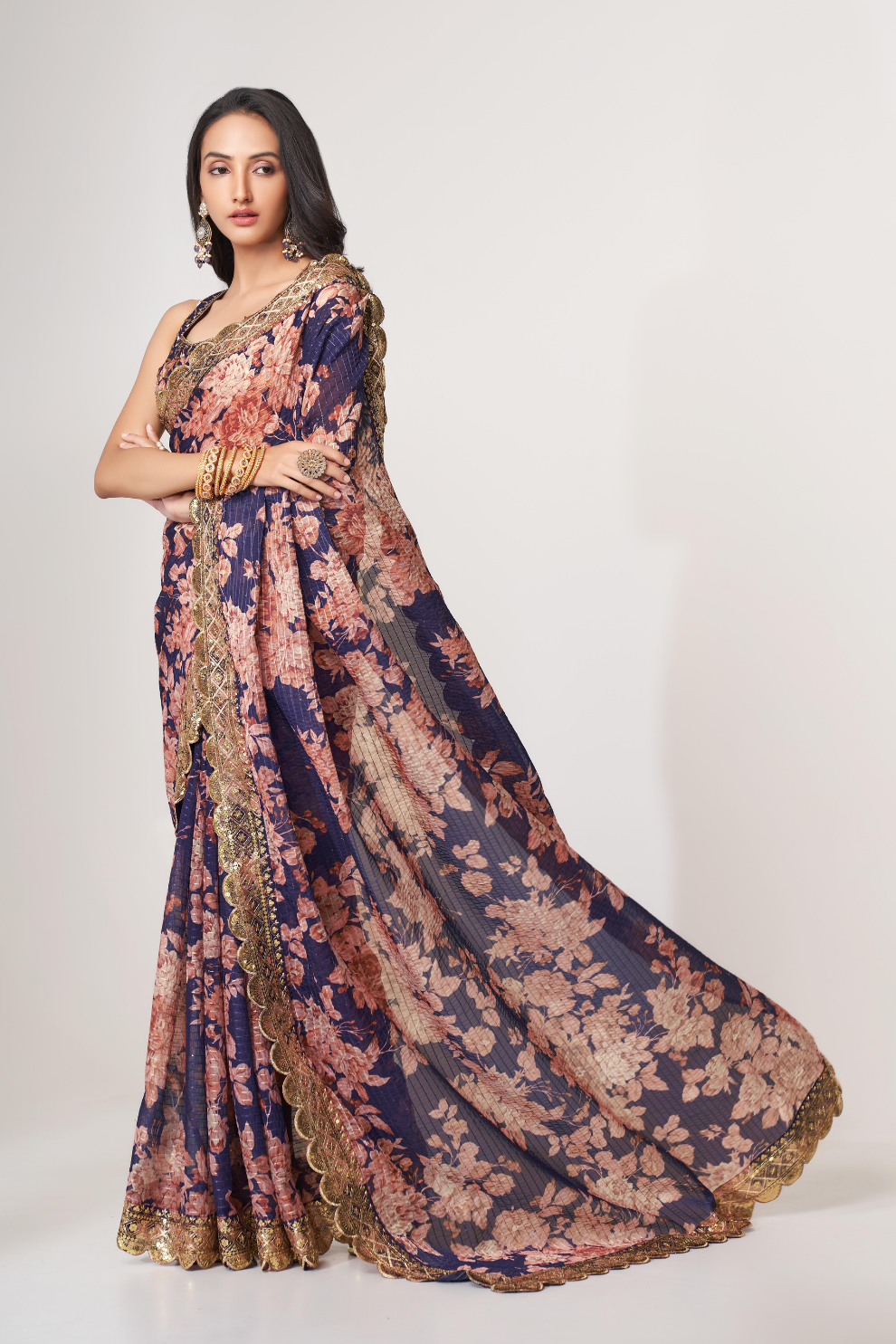 Starlit Softness Lightweight Organza with Statement Appeal