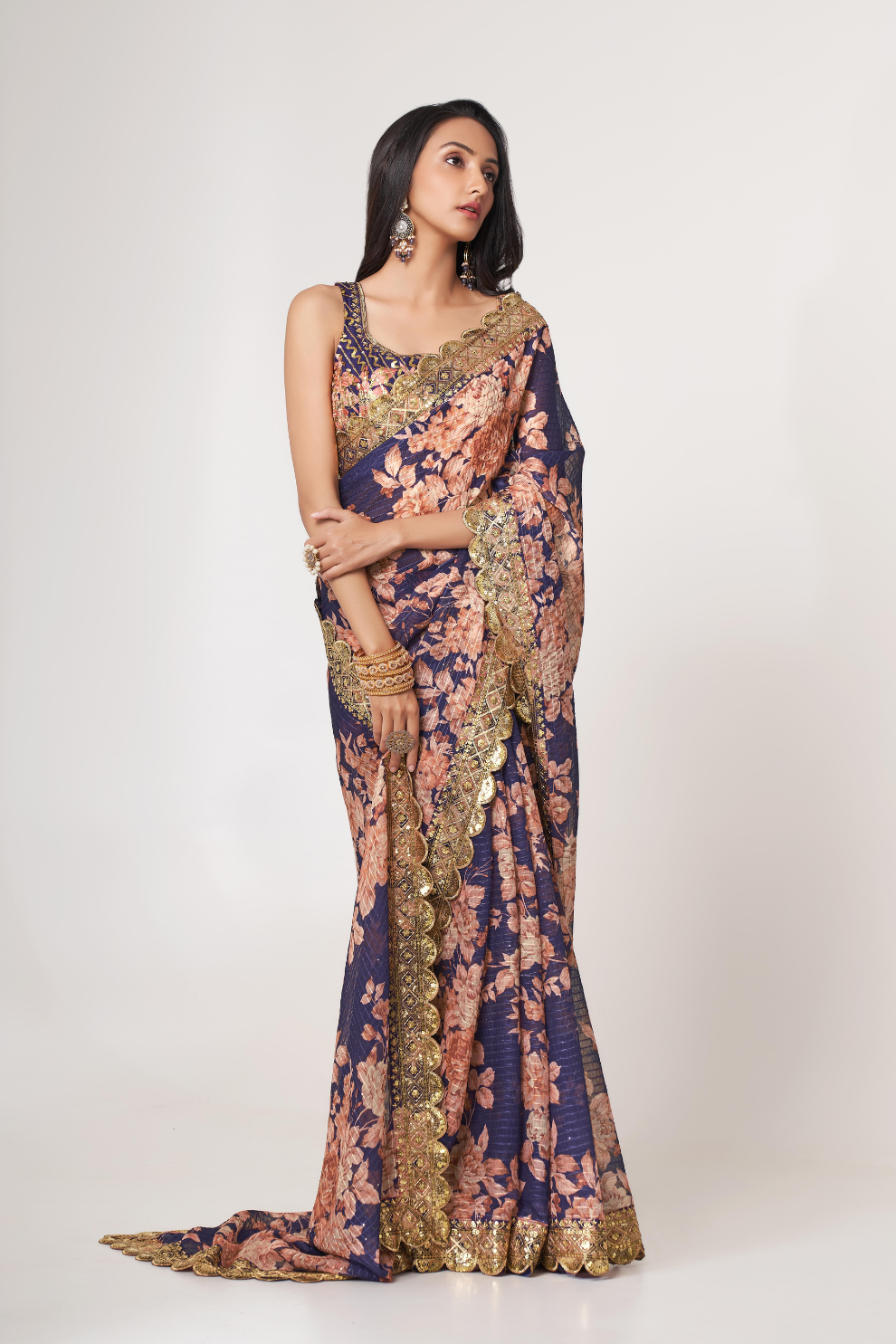 Starlit Softness Lightweight Organza with Statement Appeal