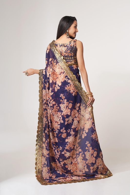 Starlit Softness Lightweight Organza with Statement Appeal