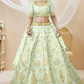 Elegant Embroidered Flared Lehenga Choli Set with Dupatta