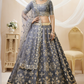 Elegant Embroidered Flared Lehenga Choli Set with Dupatta