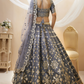 Elegant Embroidered Flared Lehenga Choli Set with Dupatta
