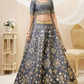 Elegant Embroidered Flared Lehenga Choli Set with Dupatta