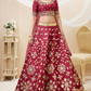 Elegant Embroidered Flared Lehenga Choli Set with Dupatta