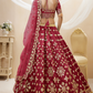 Elegant Embroidered Flared Lehenga Choli Set with Dupatta