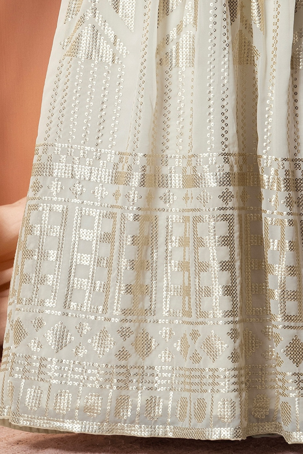 Stunning Georgette Embroidered Lehenga Choli for Wedding