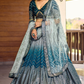Graceful Lehenga Set with Sequins & Thread Embroidery