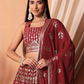 Stunning Georgette Embroidered Lehenga Choli for Wedding