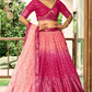 Graceful Lehenga Set with Sequins & Thread Embroidery