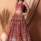 Stunning Georgette Embroidered Lehenga Choli for Wedding