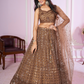 Designer Lehenga Set with Sequins Thread & Badla Zari Embroidery