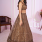 Designer Lehenga Set with Sequins Thread & Badla Zari Embroidery